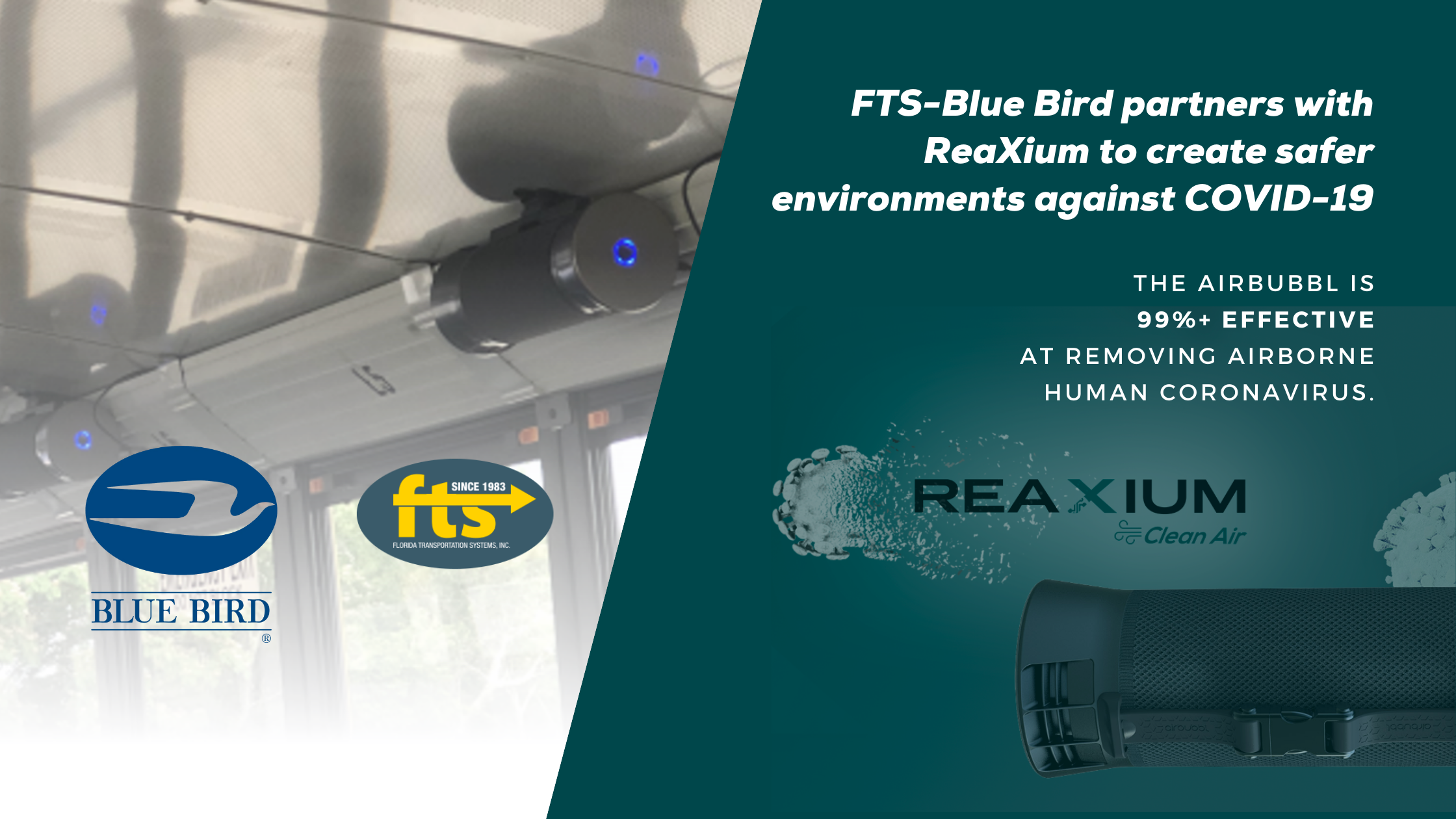 FTS-Blue bird partners with ReaXium to offer air purifiers